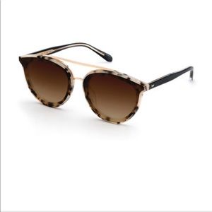 KREWE Tortoise Shell Brown Gradient Lens Sunglasses